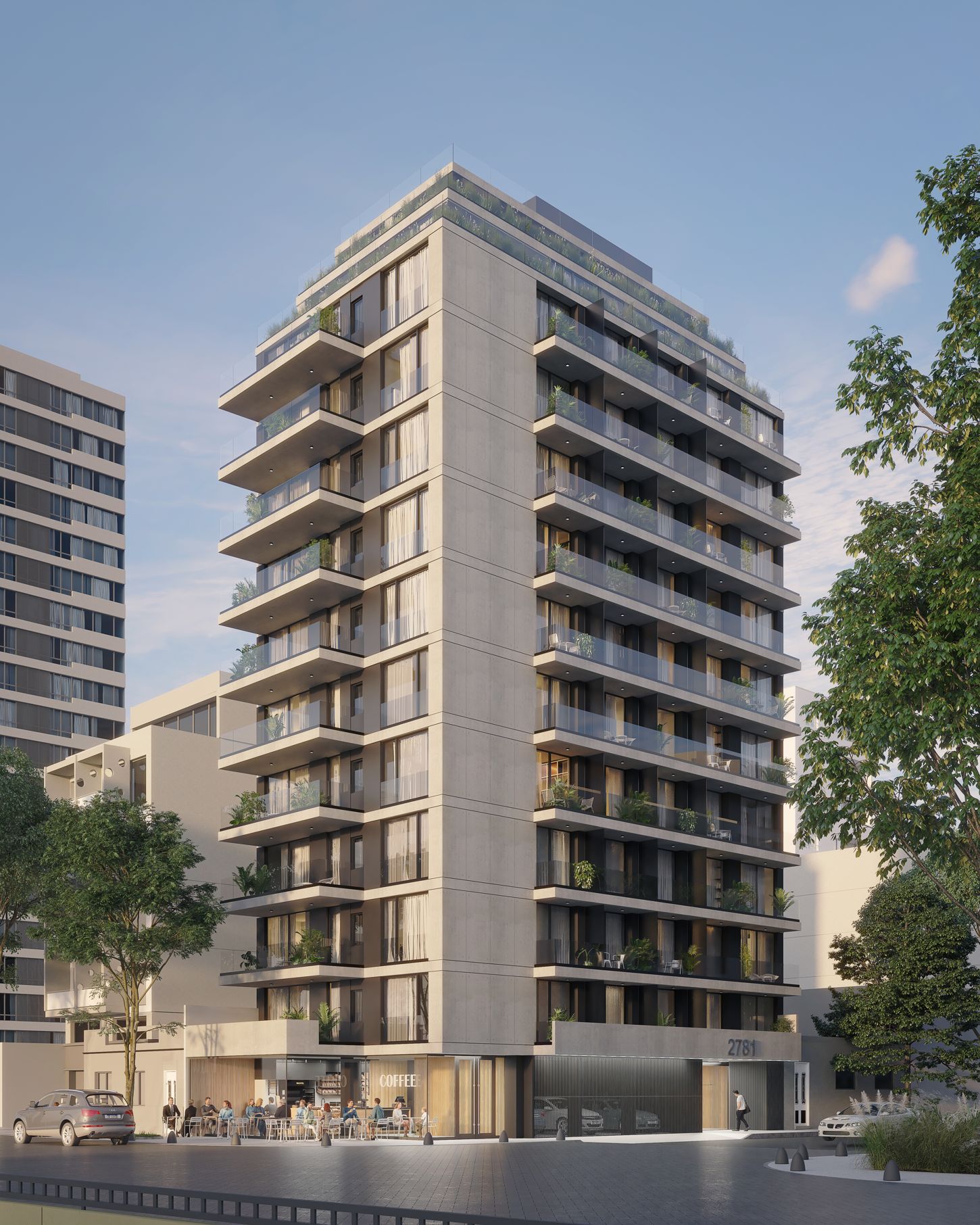 Quintaglia · render del edificio